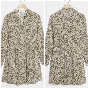 Cloth & Stone for Anthropologie Cheetah Mini Dress